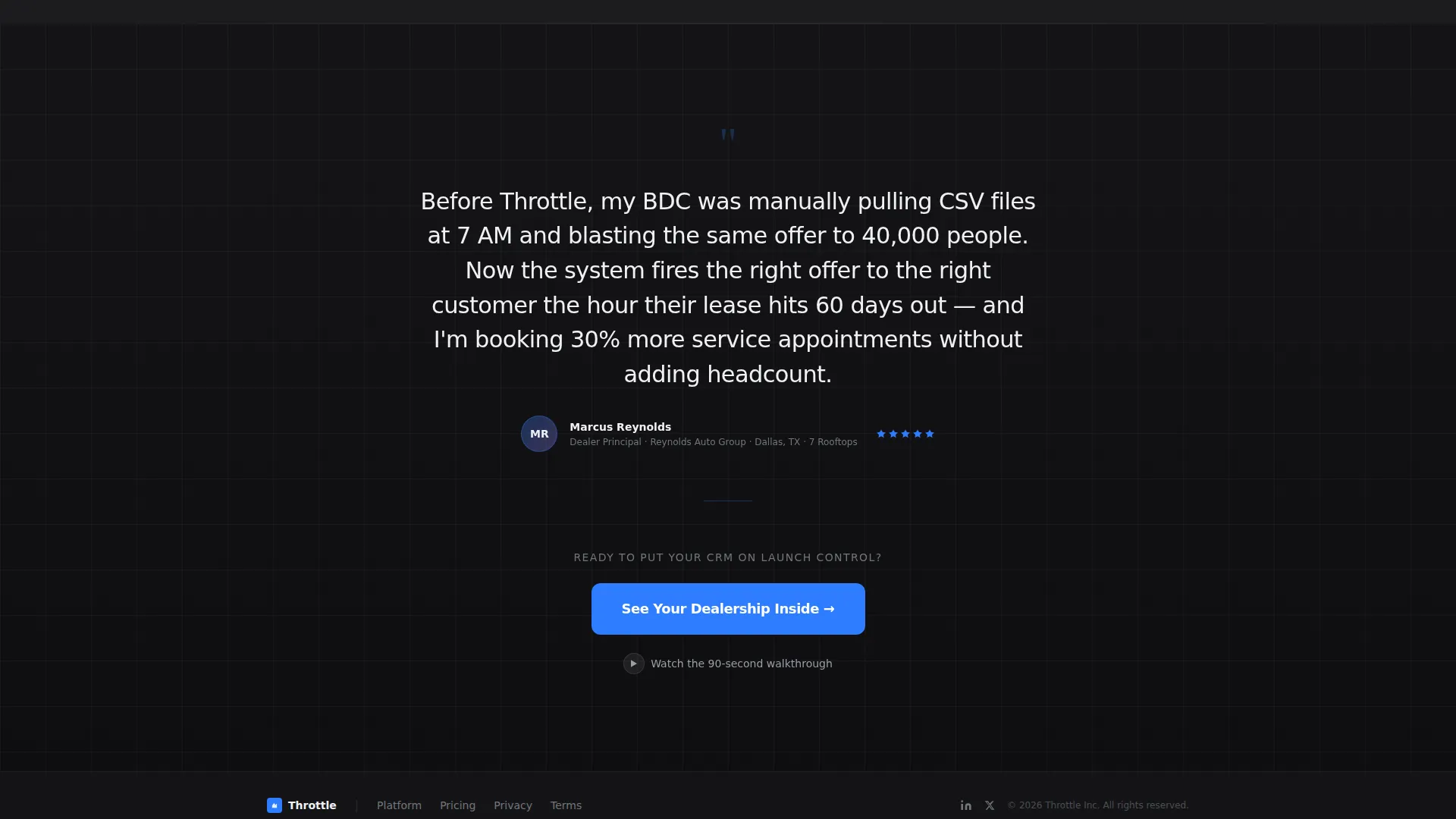 Automotive Marketing Automation Landing Page Template