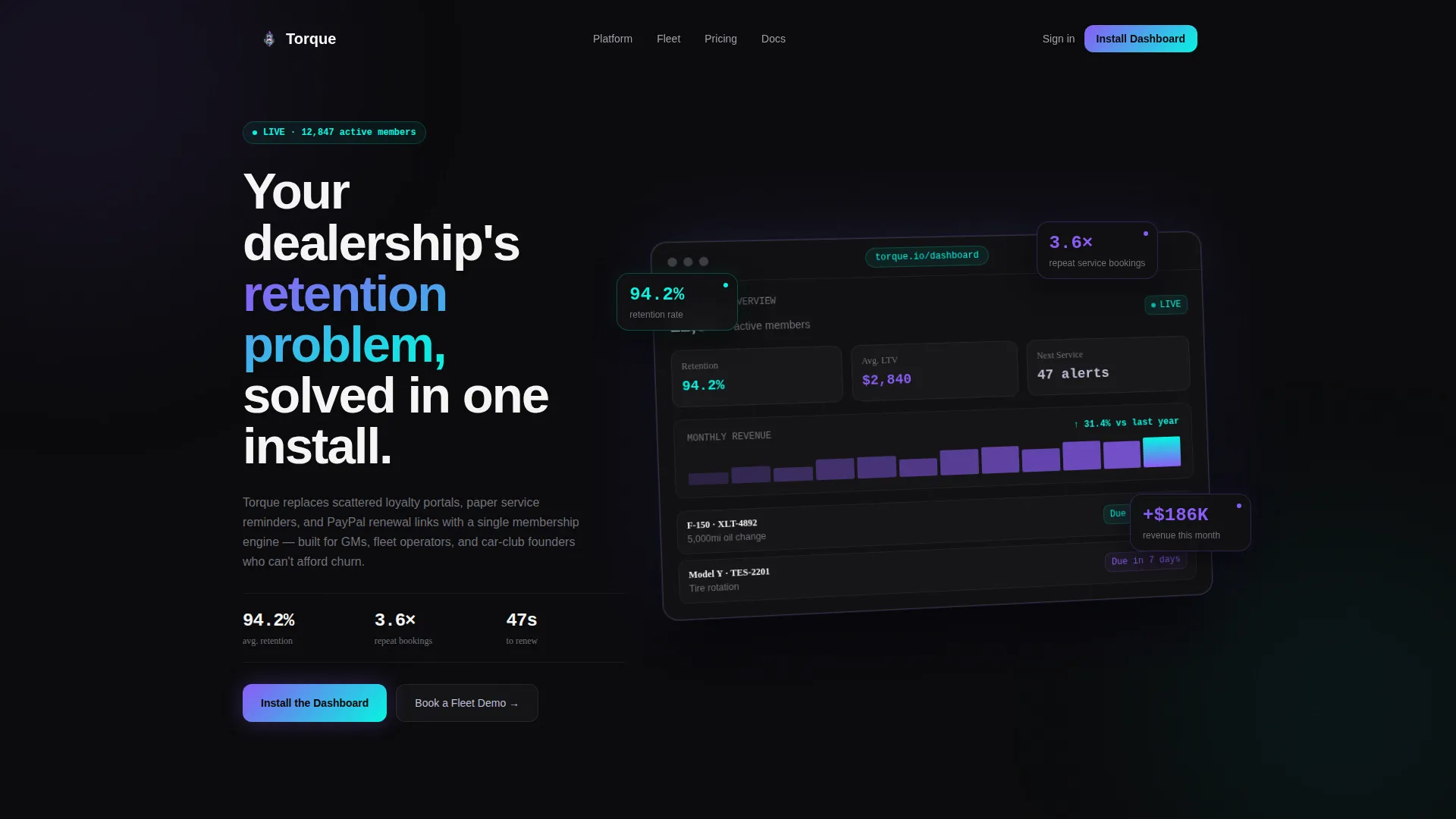 Automotive Software Booking Website Template