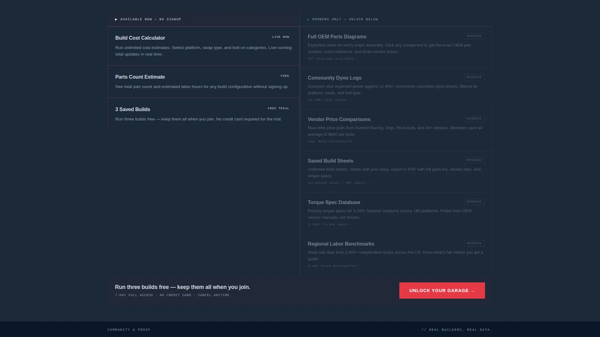 Bold Automotive Membership Landing Page Template
