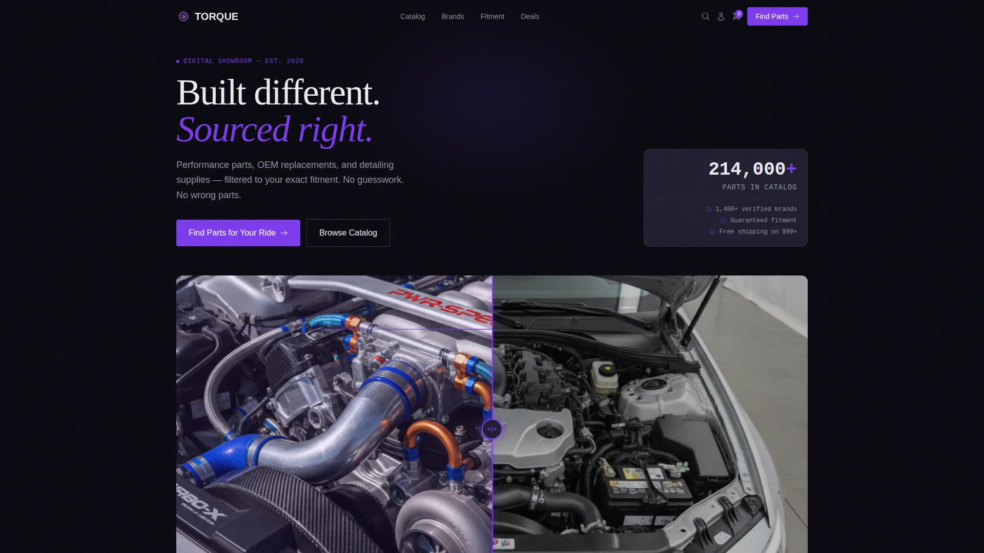 Elite Automotive Landing Page Template
