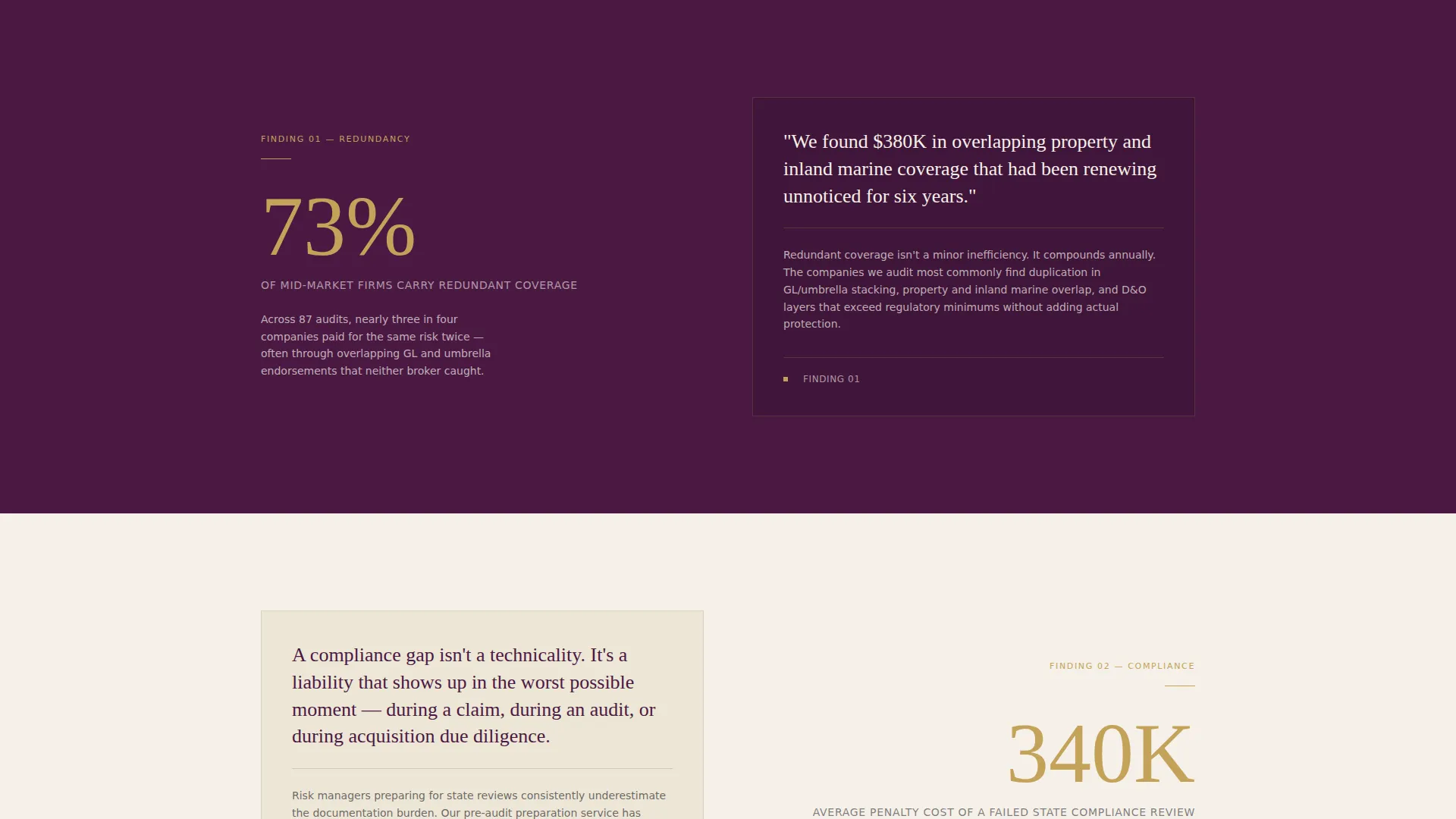 Insurance Consulting Reviews Website Template