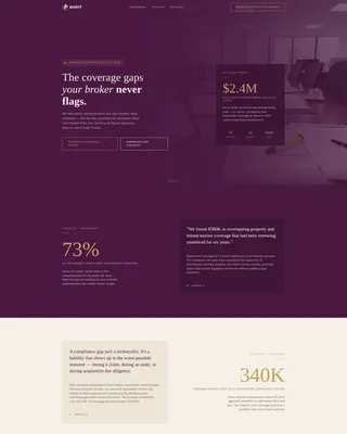 Insurance Consulting Reviews Website Template