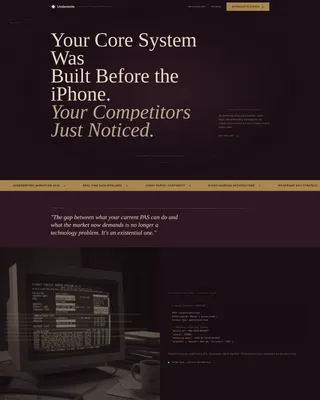 Insurance Digital Transformation Landing Page Template