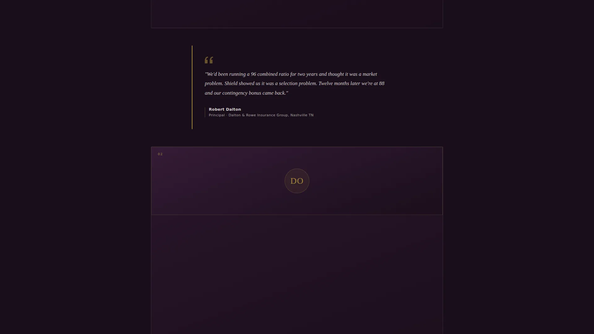 Insurance Growth Consultant Landing Page Template