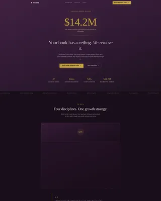 Insurance Growth Consultant Landing Page Template