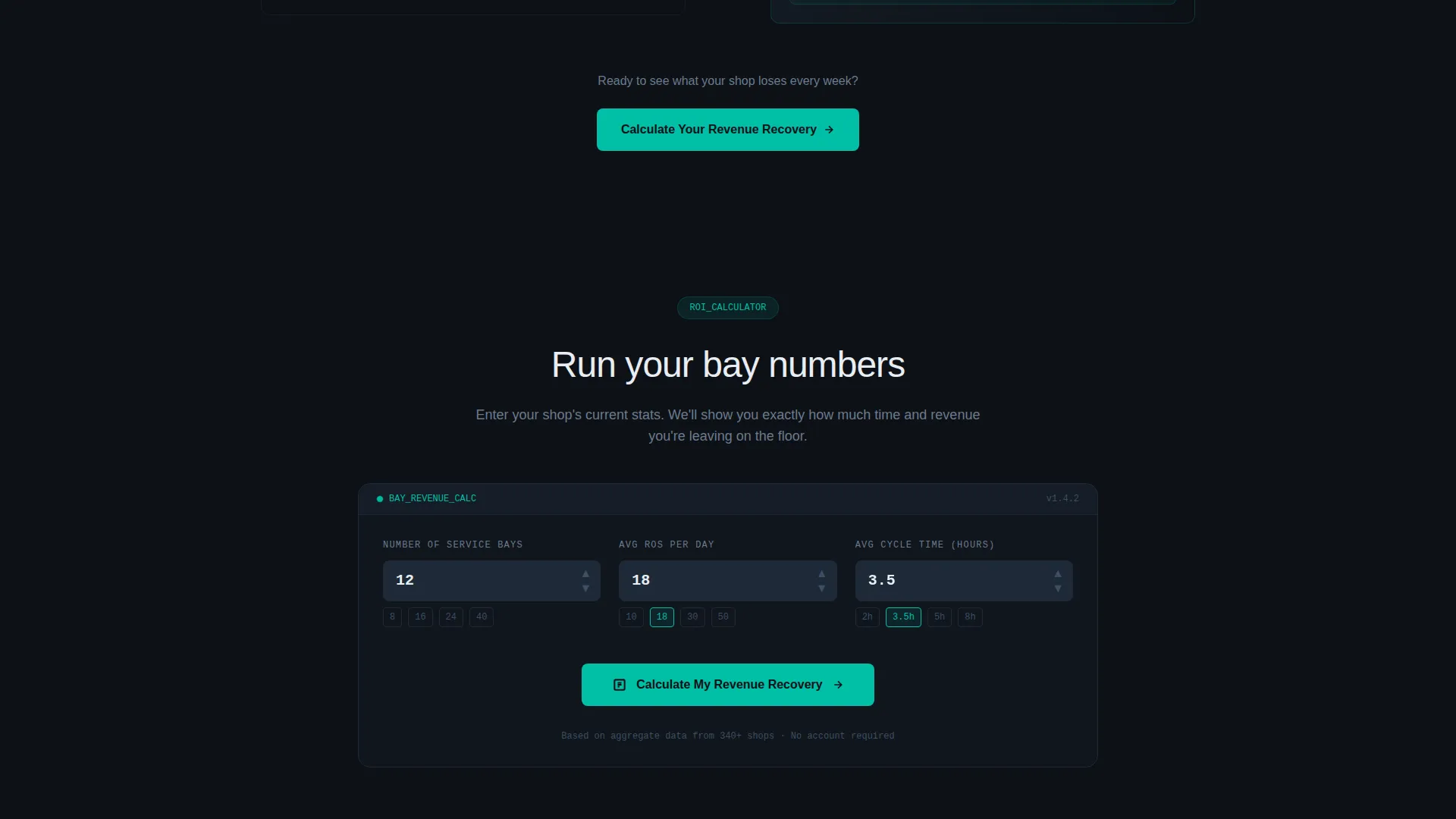 Automotive Service Management Landing Page Template