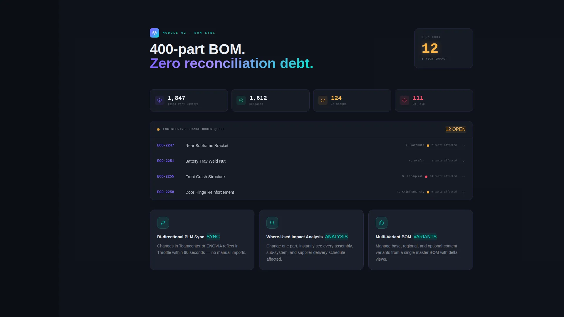 Automotive Project Management Landing Page Template