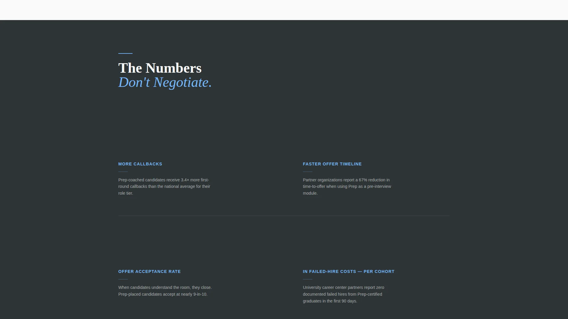 Interview Coaching Landing Page Template for B2B Partnerships