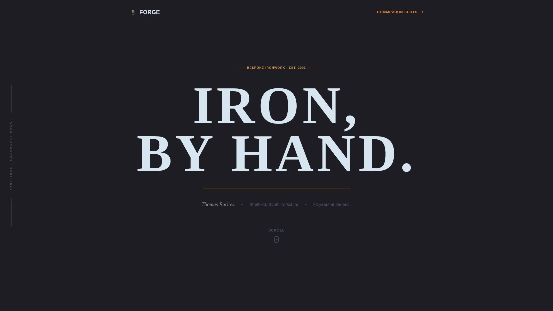 Specialist Ironworker Business Appointment Booking Website Template