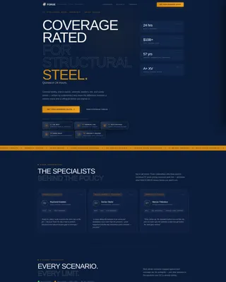 Ironworker Business Comparison Website Template