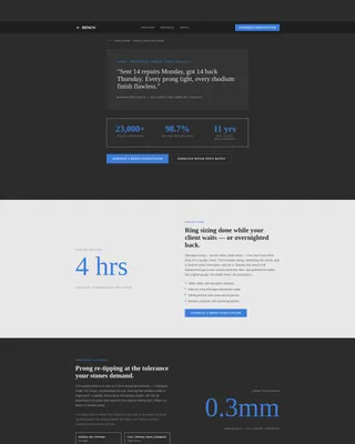 Jeweler & Bench Worker Business Appointment Booking Website Template
