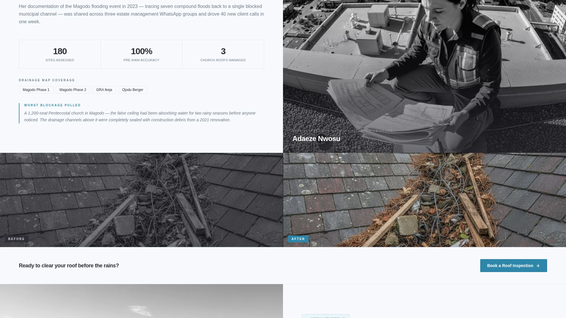 Trusted Guttercleaning | Free Website Template | Rocket
