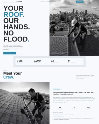Trusted Guttercleaning | Free Website Template | Rocket