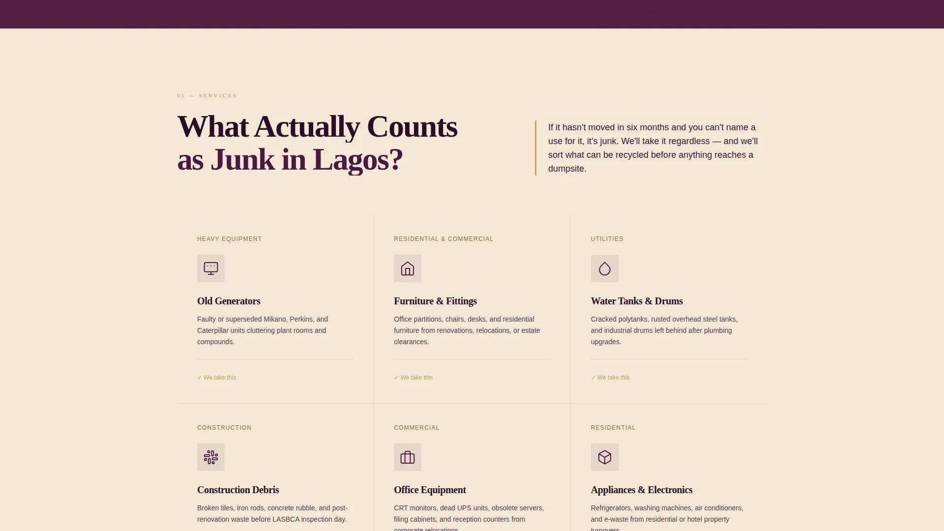 Efficient Debris Removal | Free Website Template | Rocket