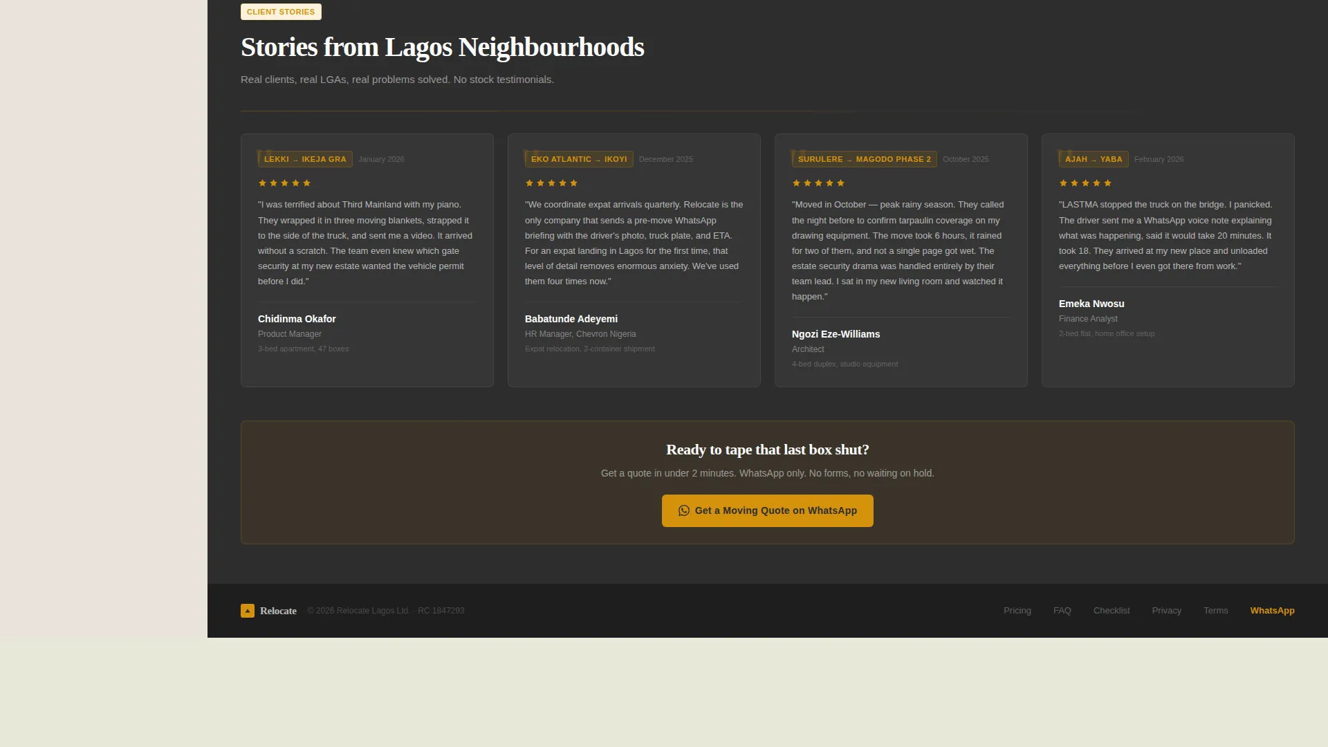 Trusted Moving | Free Website Template | Rocket