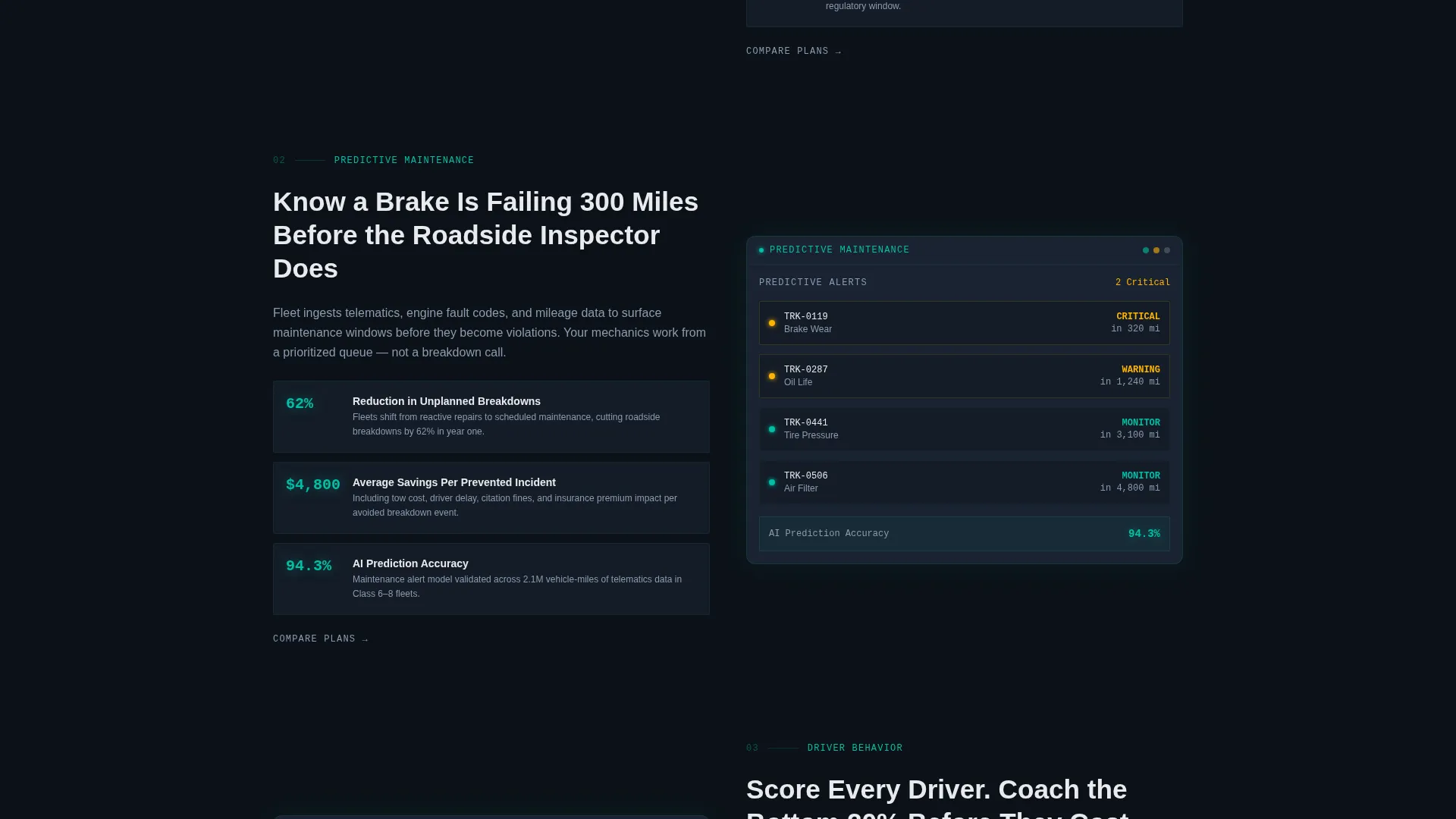 Safety Management Landing Page Template | Dashboard Pro