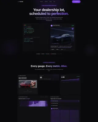 Modern Automotive Landing Page Template