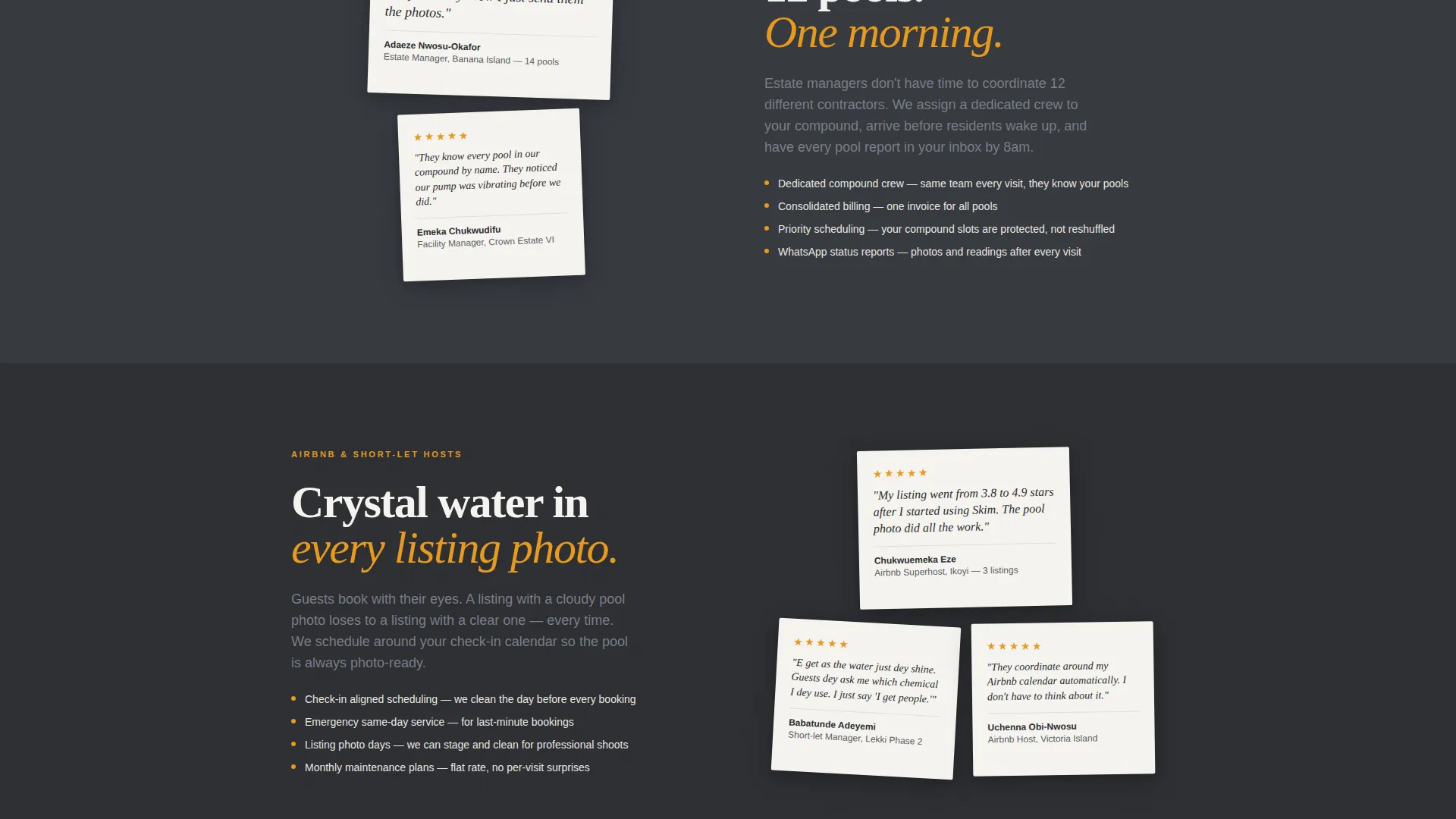Trusted Poolcleaning | Free Website Template | Rocket