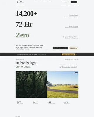 Editorial Treeservice | Free Website Template | Rocket