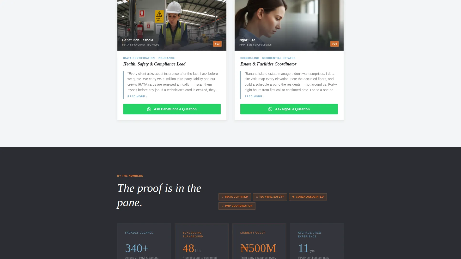 Spotless Facadecleaning | Free Website Template | Rocket
