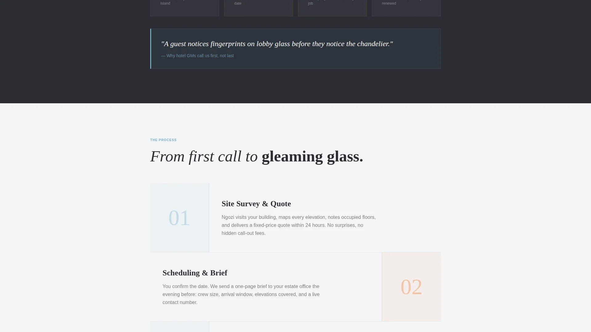 Spotless Facadecleaning | Free Website Template | Rocket