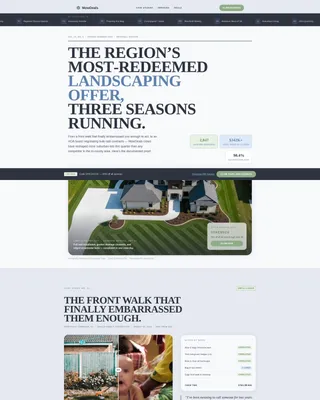 Landscaper Marketing Blog & Content Website Template