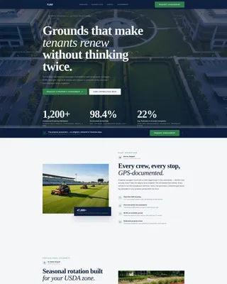 Landscaper Marketing Directory Website Template