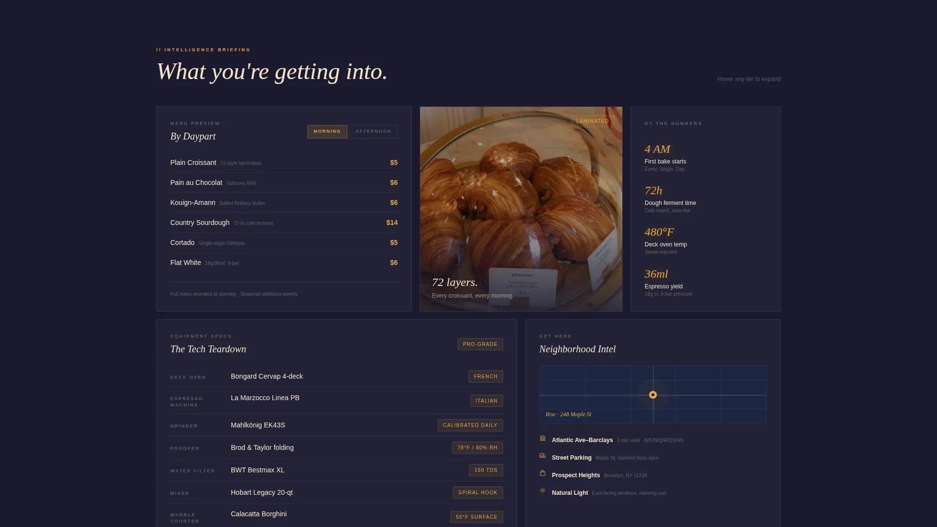 Bakery & Café Coming Soon Landing Page Template