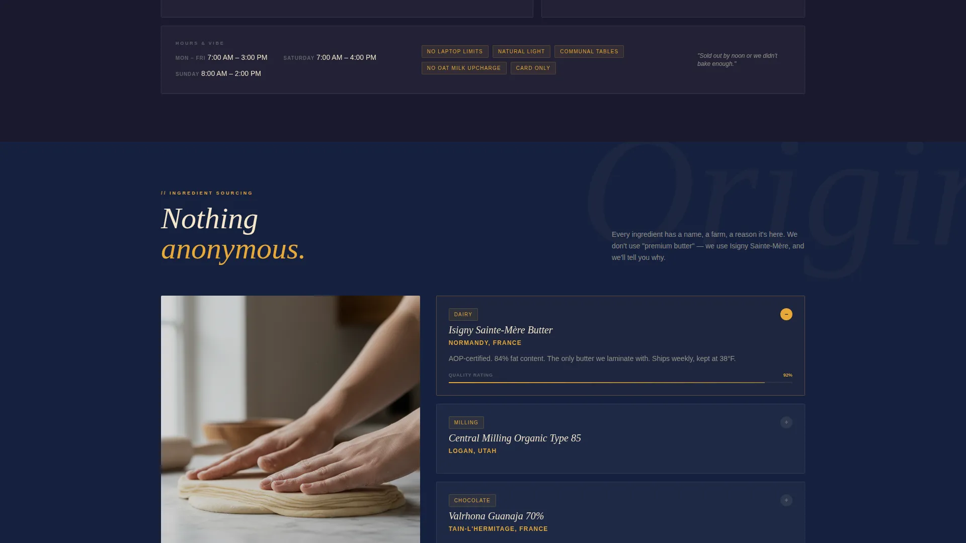 Bakery & Café Coming Soon Landing Page Template