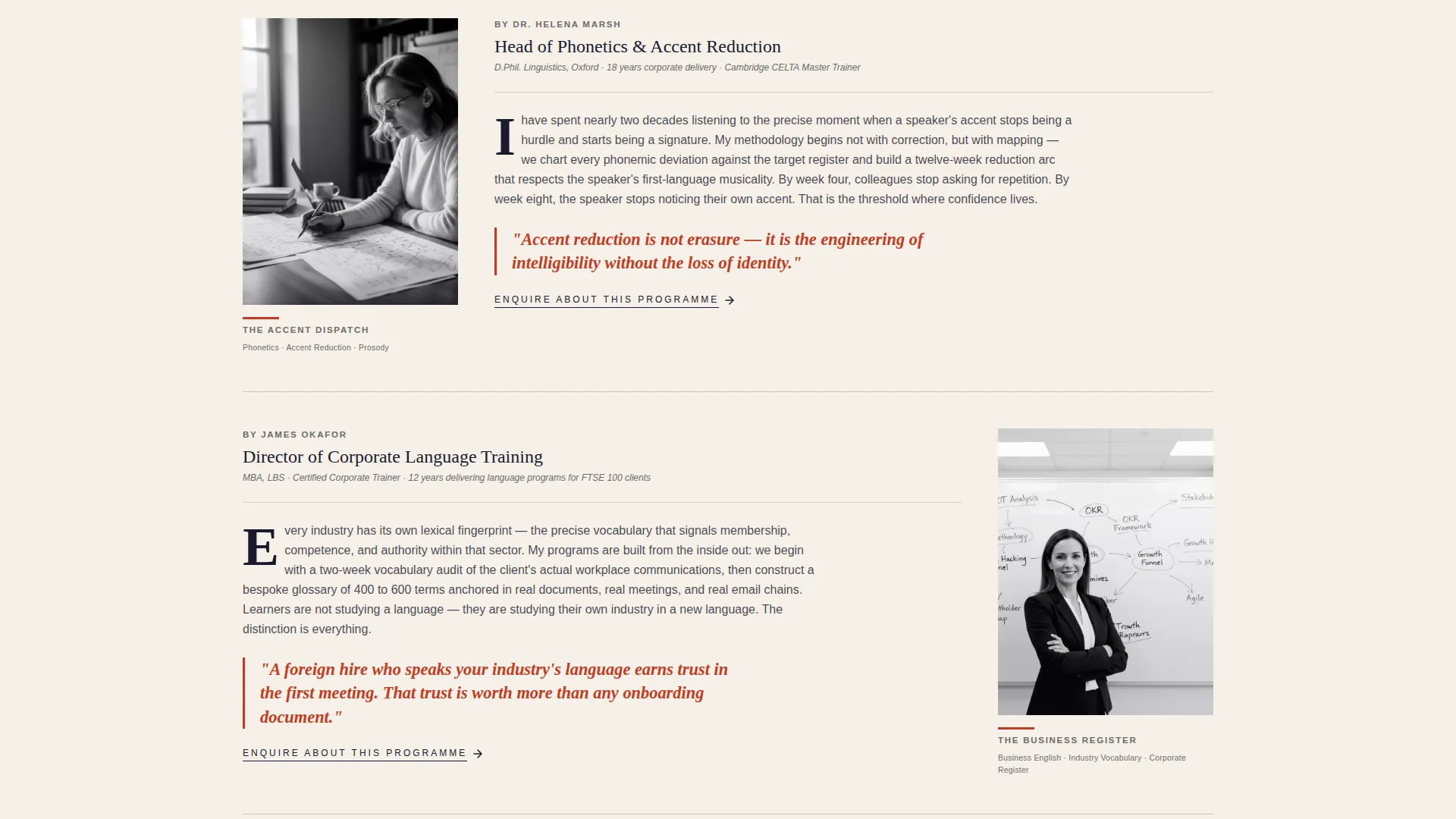 Language School Marketing Directory Website Template