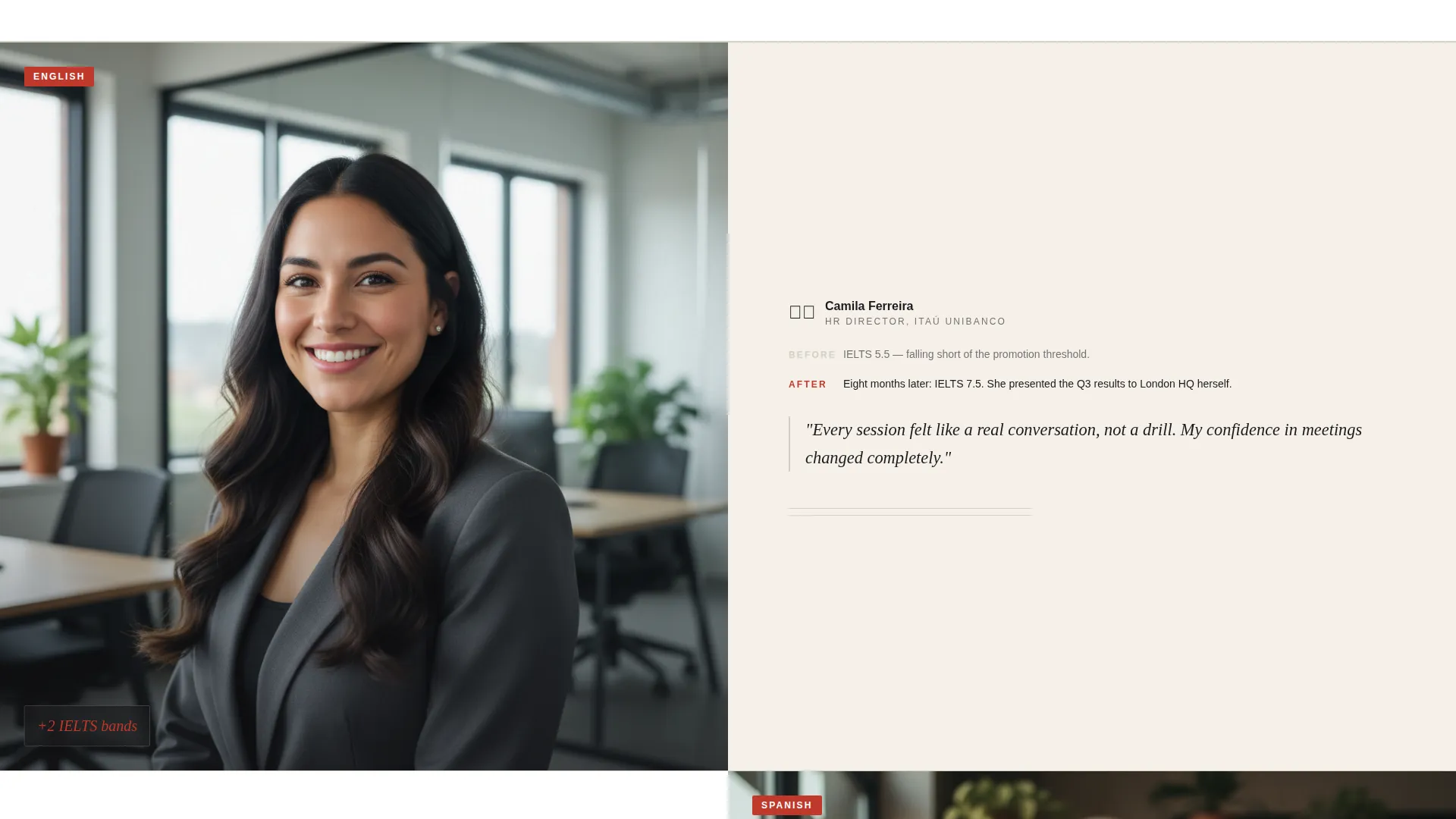Language School Marketing Booking Website Template