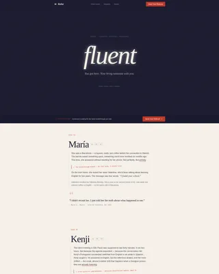 Specialist Language School Marketing Professional Website Template