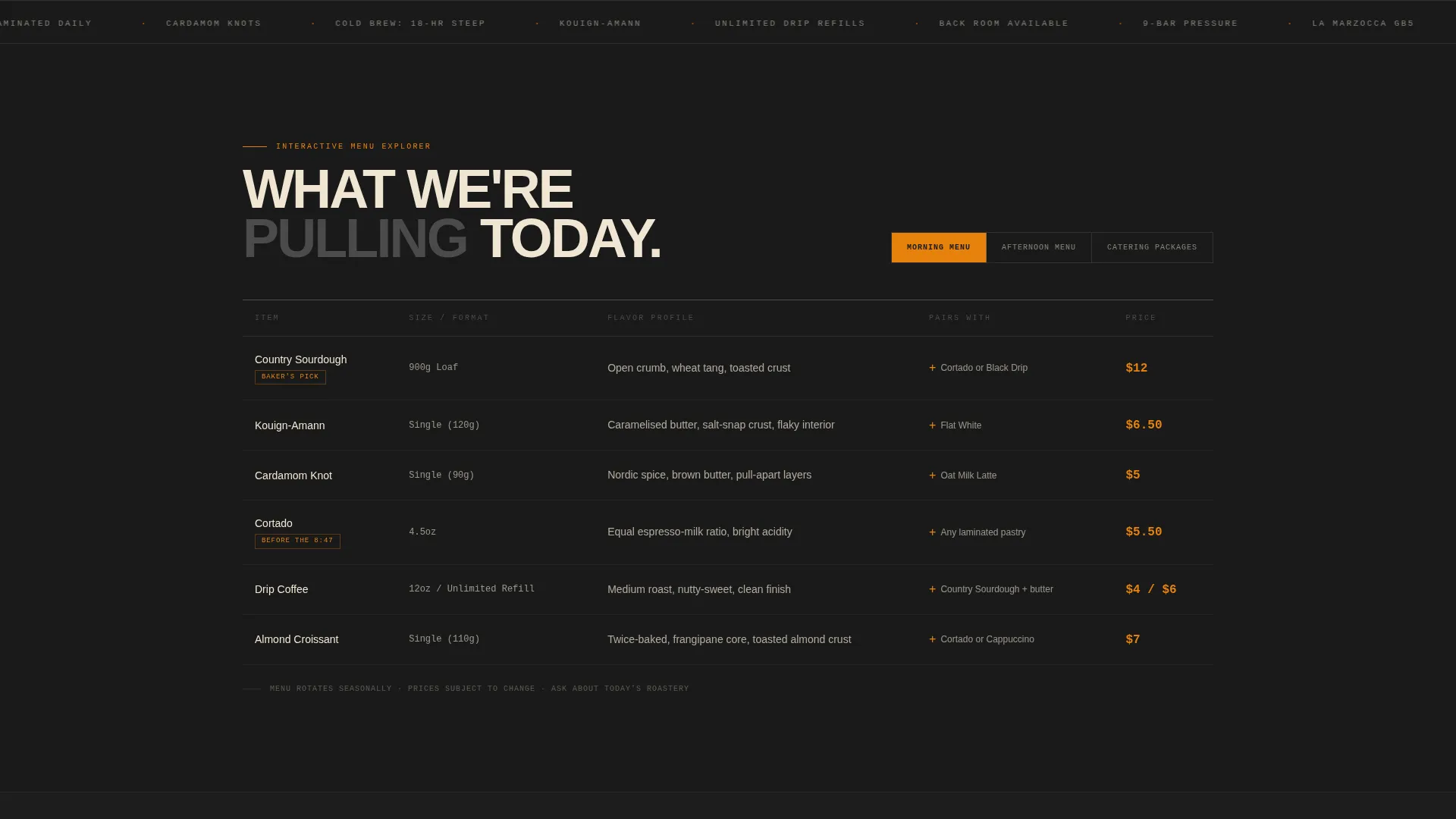Bakery & Café Professional Website Template