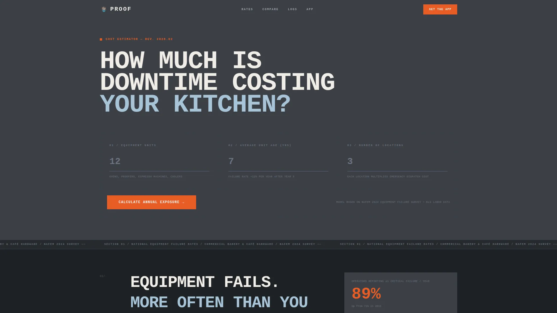 Brutalist Bakery Maintenance Landing Page Template