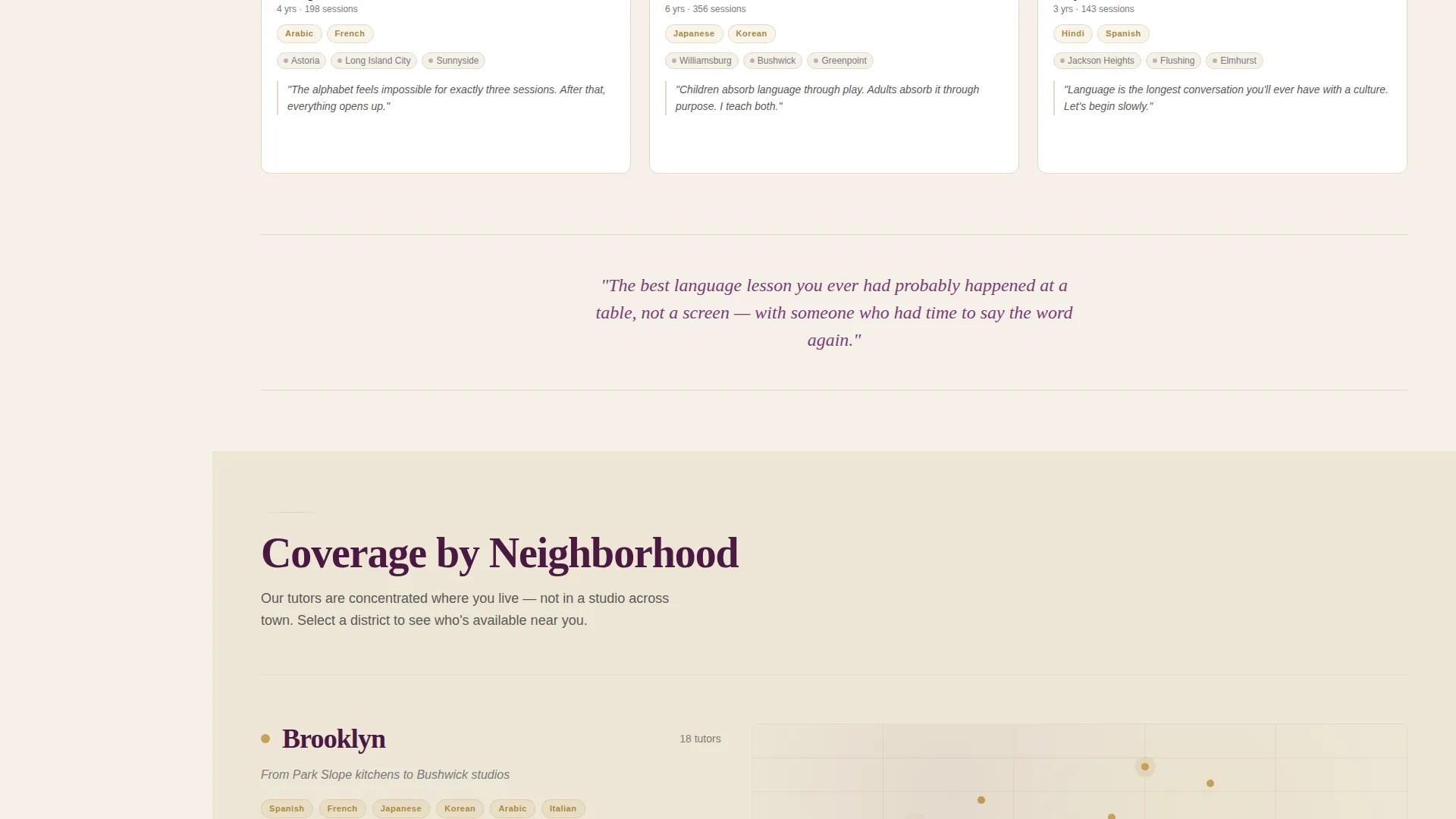 Language Teacher Professional Website Template