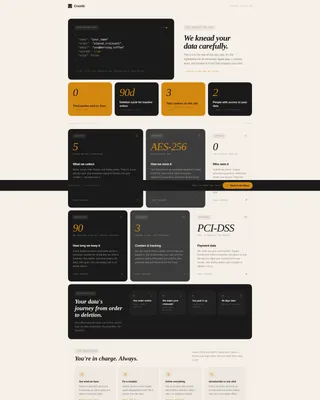 Bakery & Café Privacy Policy Landing Page Template