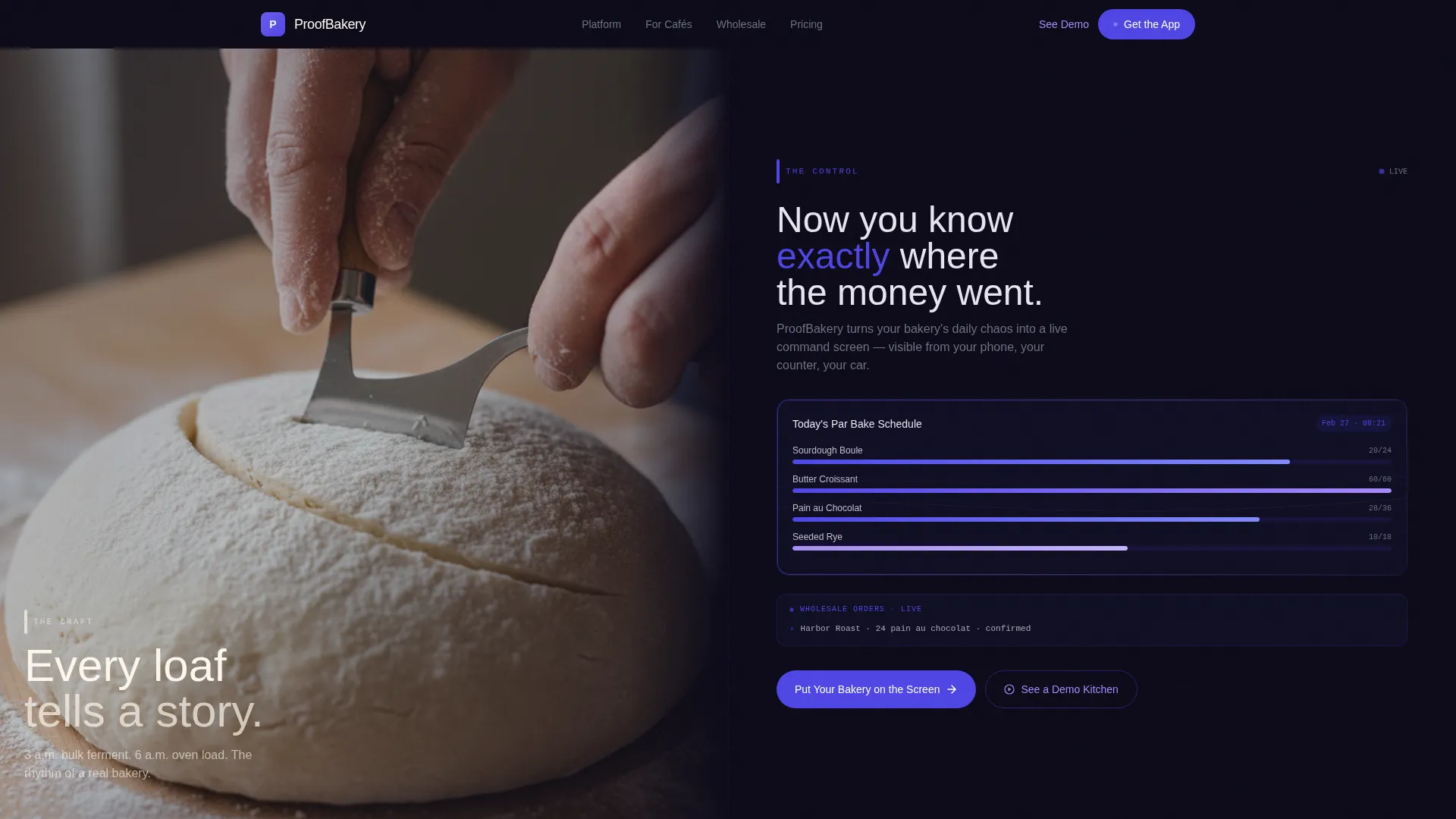 Intelligent Bakery Landing Page Template