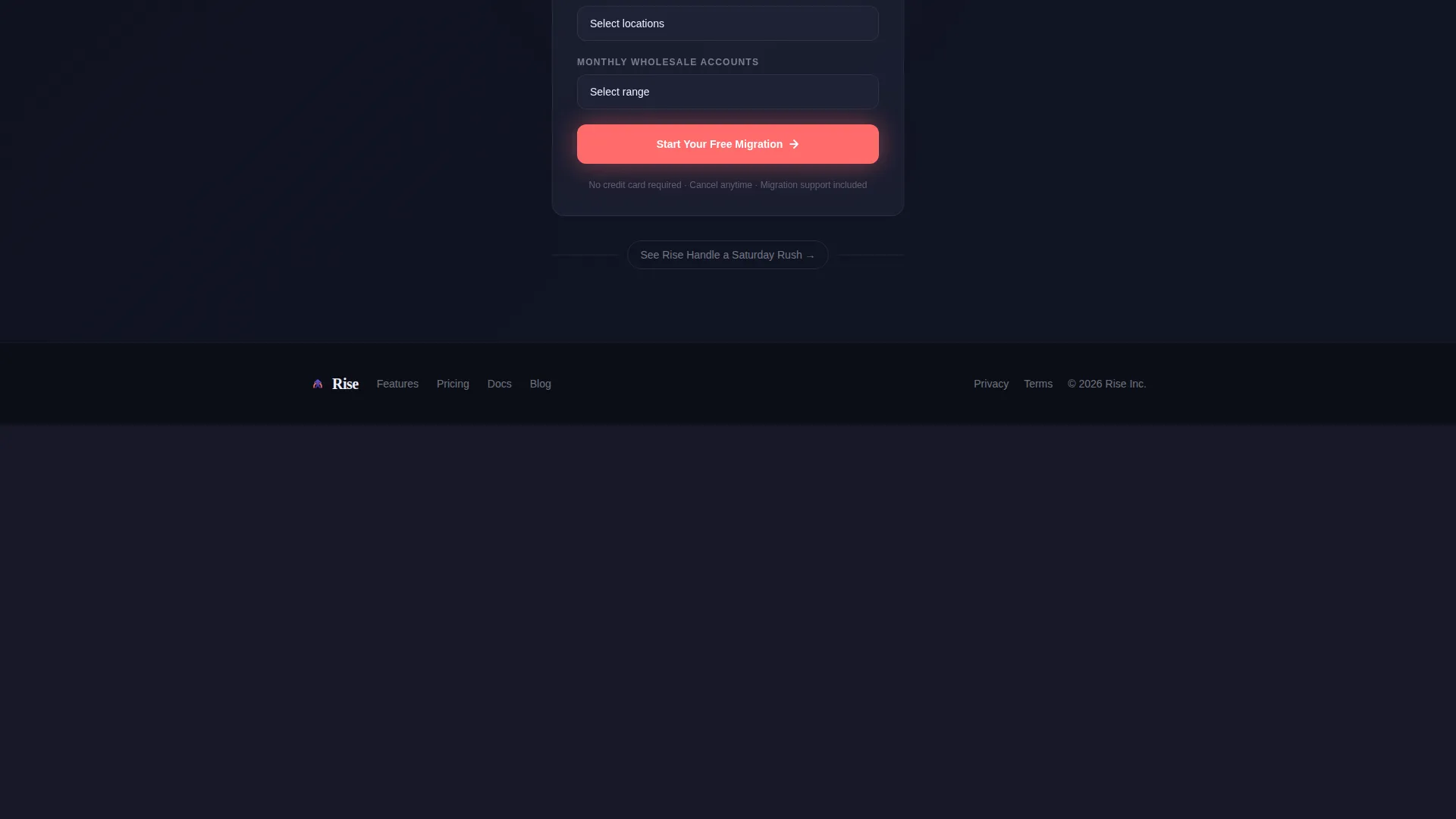 Bakery Vertical SaaS Professional Website Template