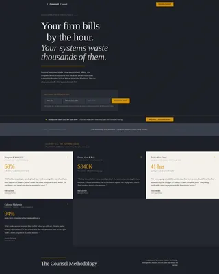 Legal Consulting Reviews Website Template