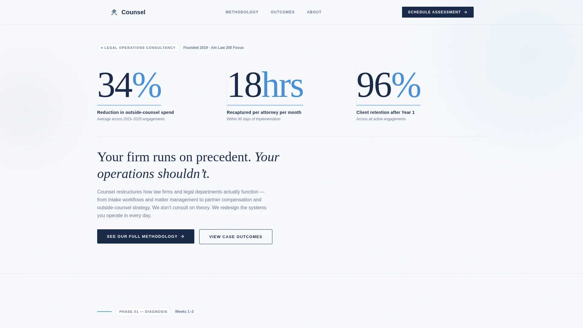 Legal Consulting Professional Website Template