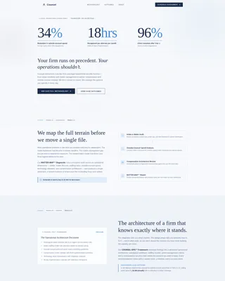 Legal Consulting Professional Website Template