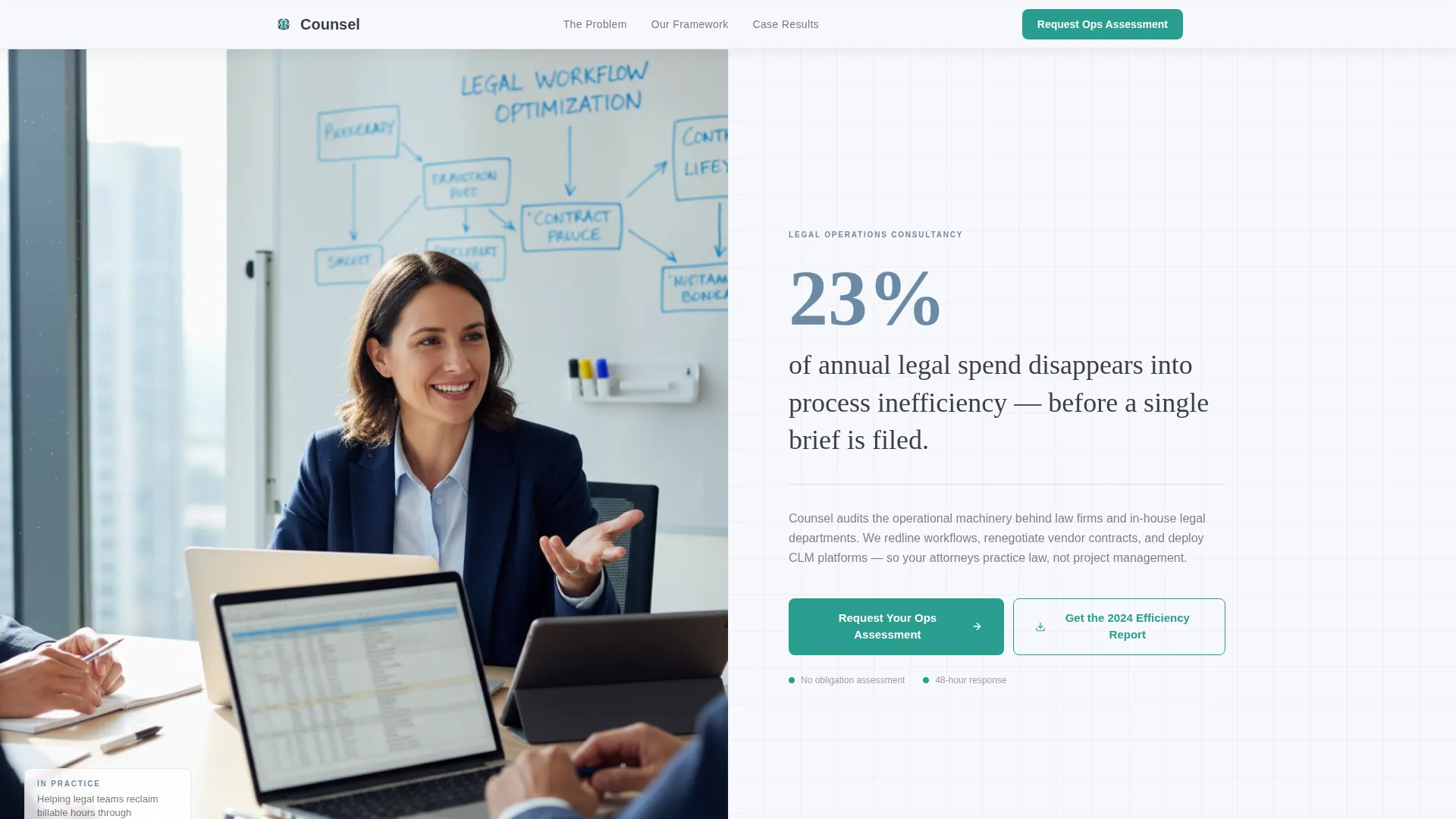 Legal Consulting Education Website Template