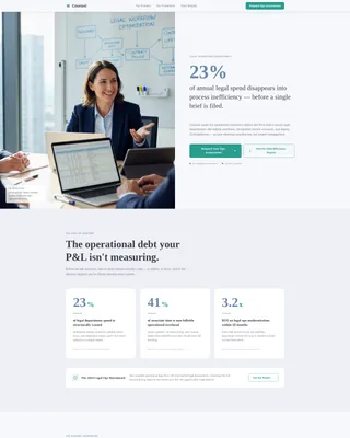 Legal Consulting Education Website Template