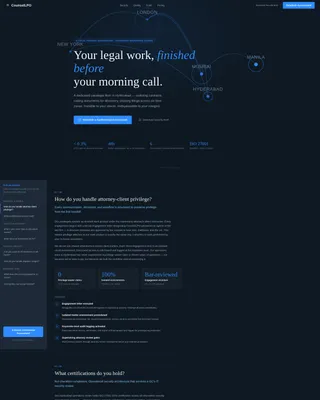 Outsourcing & BPO Booking Website Template