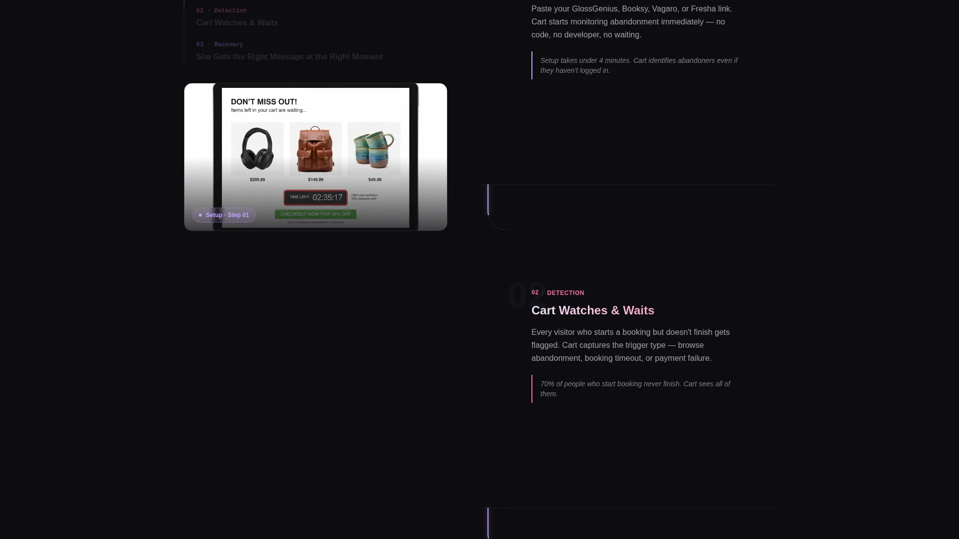 Intelligent Salon Landing Page Template