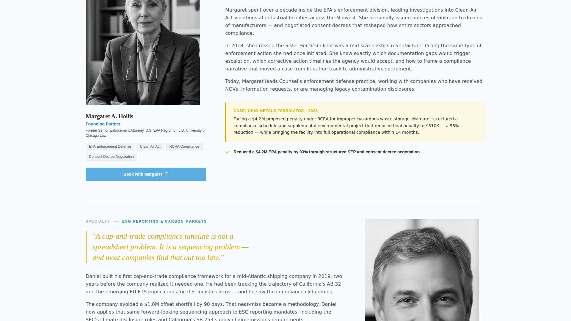 Legal Consulting Advanced Booking Website Template