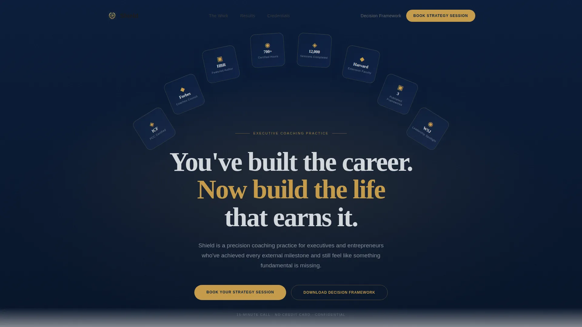 Life Coach Credentials & Evidence-First Website Template