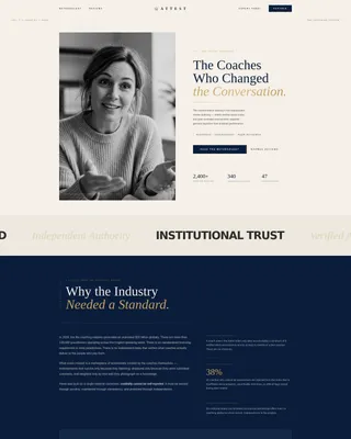 Life Coach Reviews & Testimonial Platform Website Template