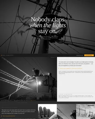 Lineworker (Power Line) Business Specialist Reviews Website Template