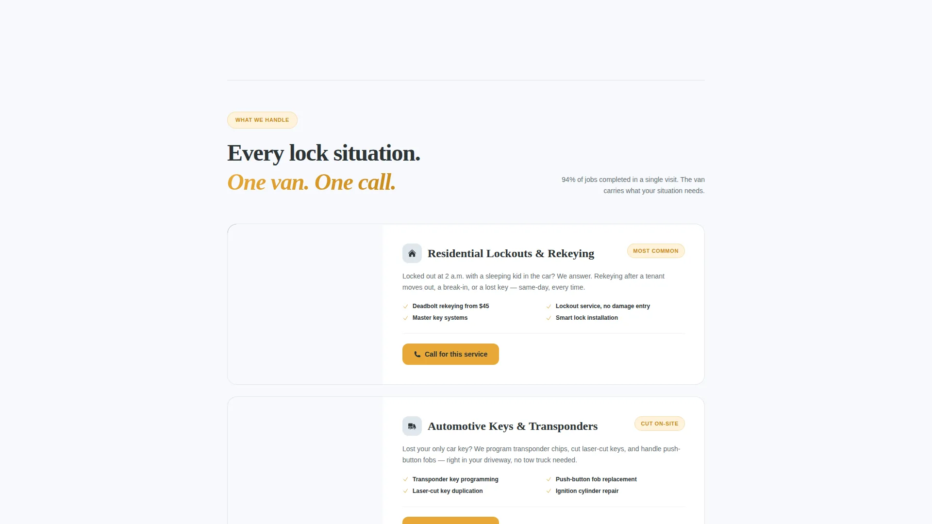 Locksmith Marketing Reviews Website Template